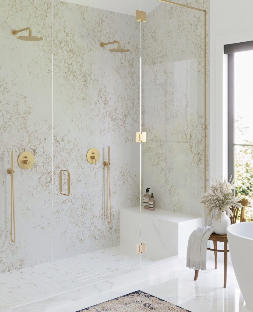 Denali Gold Shower Denali Gold Americana Collection TechnoQuartz Made in the USA Tariff Free