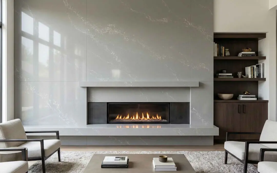 Classic Waltz Living Room Fireplace