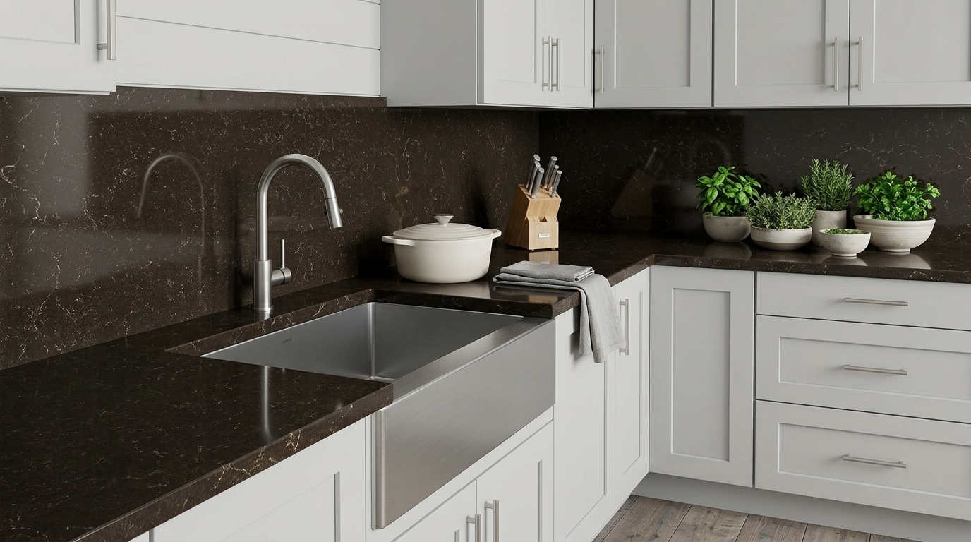 ENLIGHTEN BATHROOM COUNTERTOPS AND CLADDING