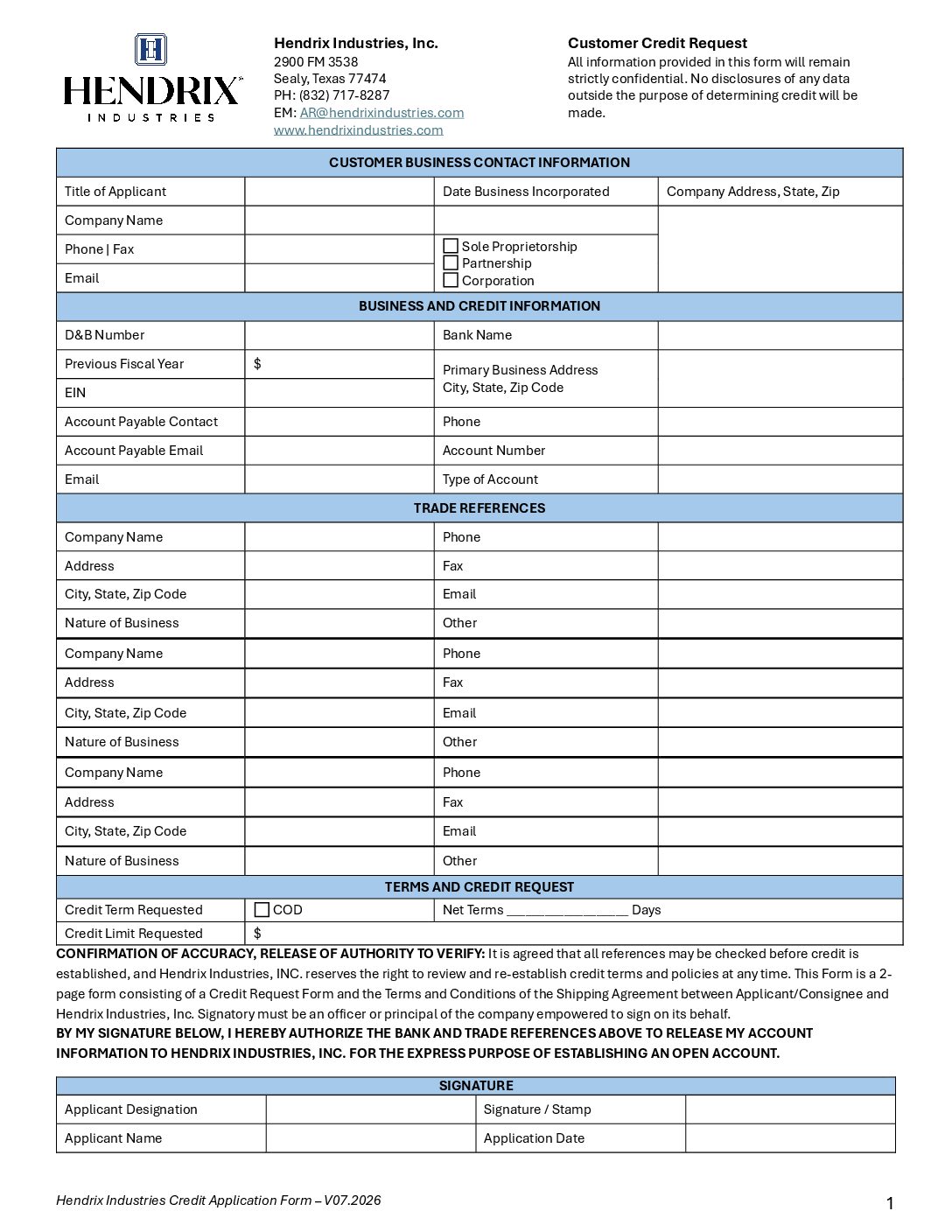 Hendrix-Credit-Application-Form-v072026